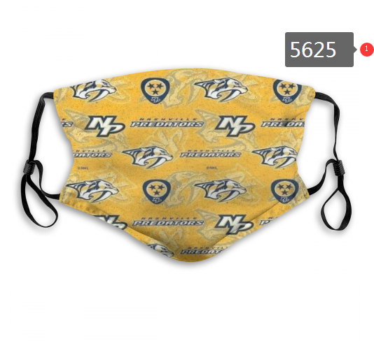 2020 NHL Nashville Predators Dust mask with filter->nhl dust mask->Sports Accessory